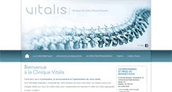 Desktop Screenshot of cliniquevitalis.com